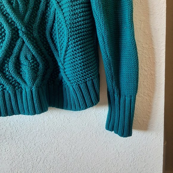 Lands' End Chunky Knit Crew Neck Sweater - Picture 4 of 7